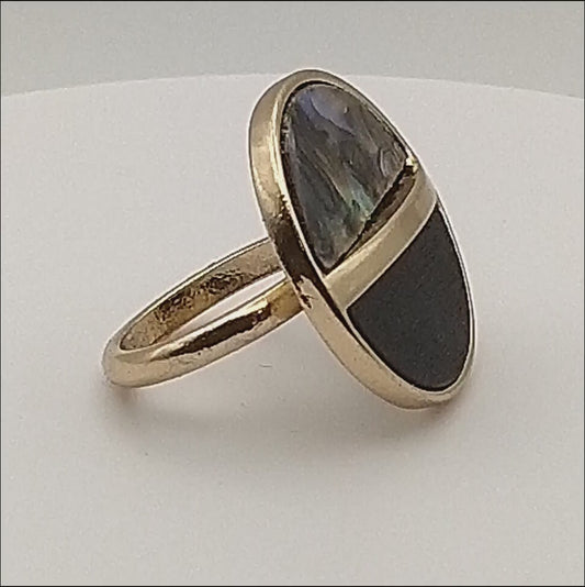 Black/Abalone Moon: RYO06BLKGRN